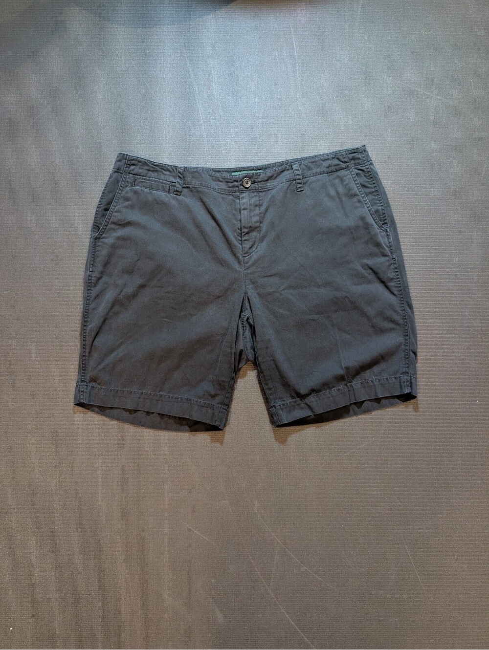 Lauren Jeans Co. Ralph Lauren Women's Black Cotton Shorts Size 16W Casual
